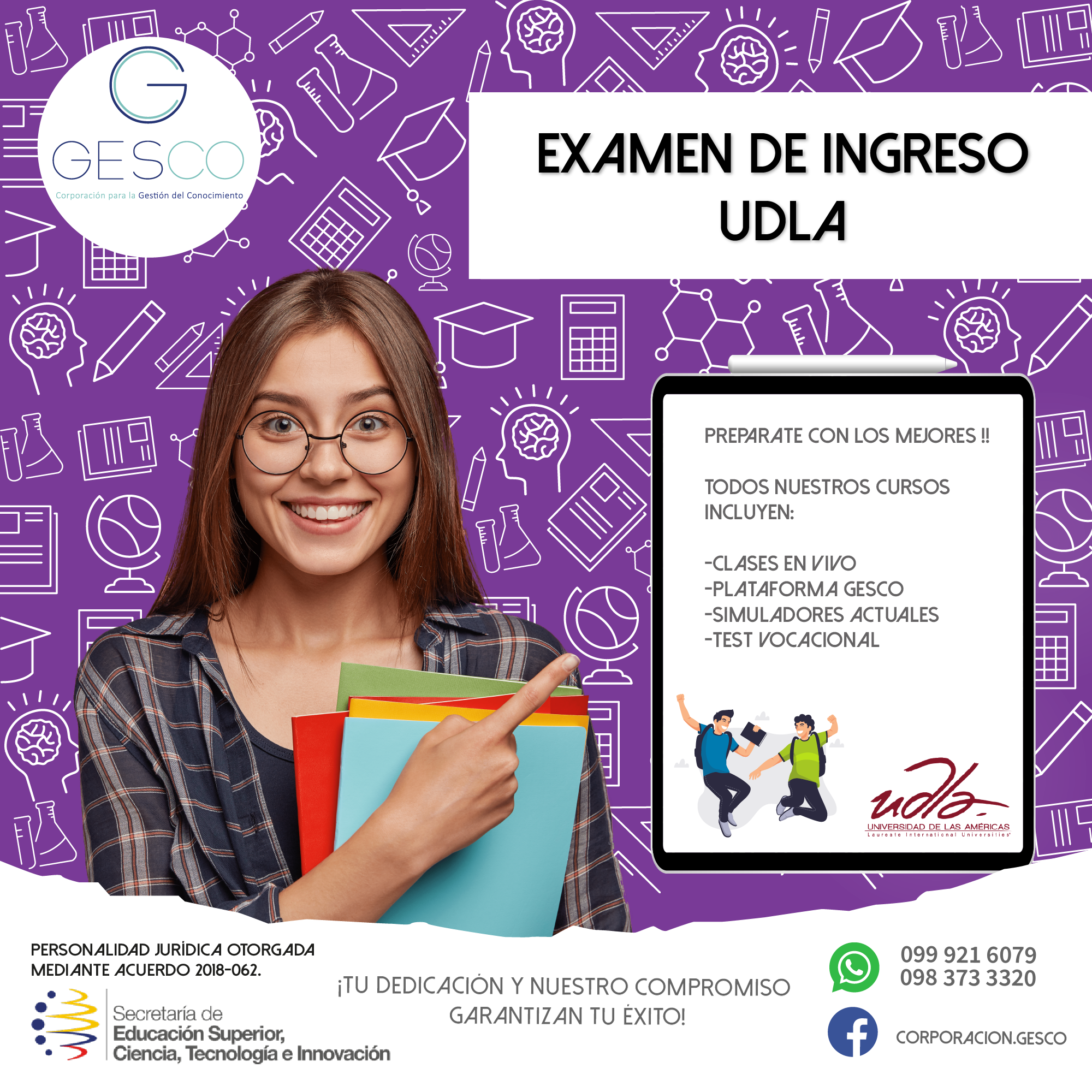 EXAMEN DE INGRESO UDLA