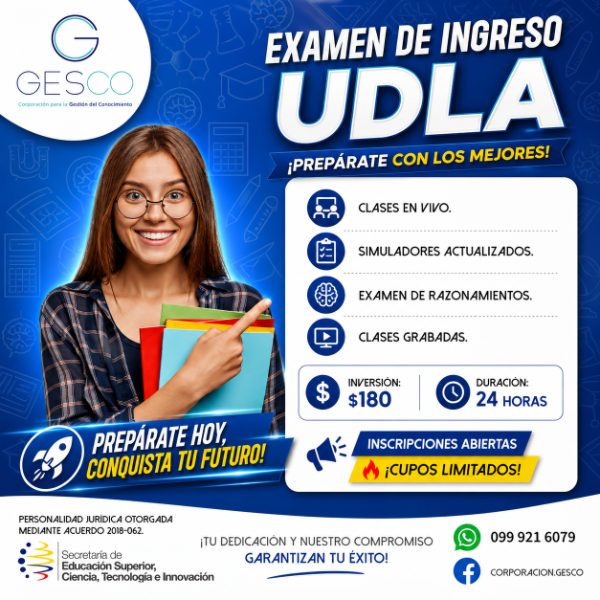 EXAMEN DE INGRESO UDLA