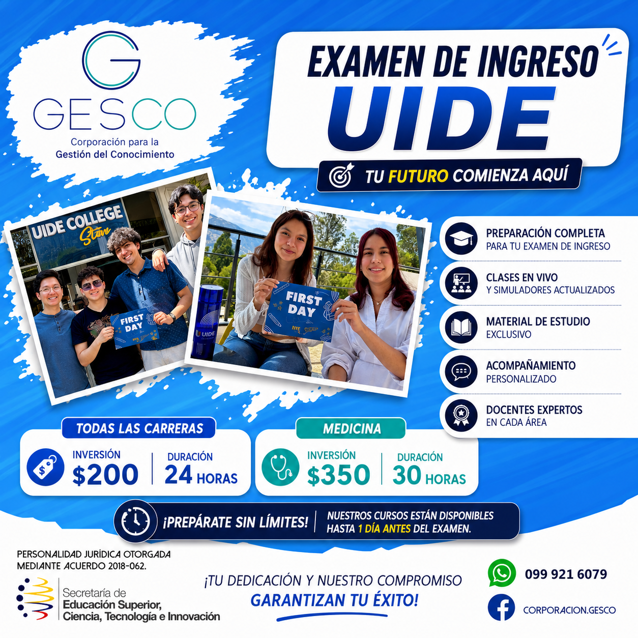 EXAMEN DE INGRESO UIDE