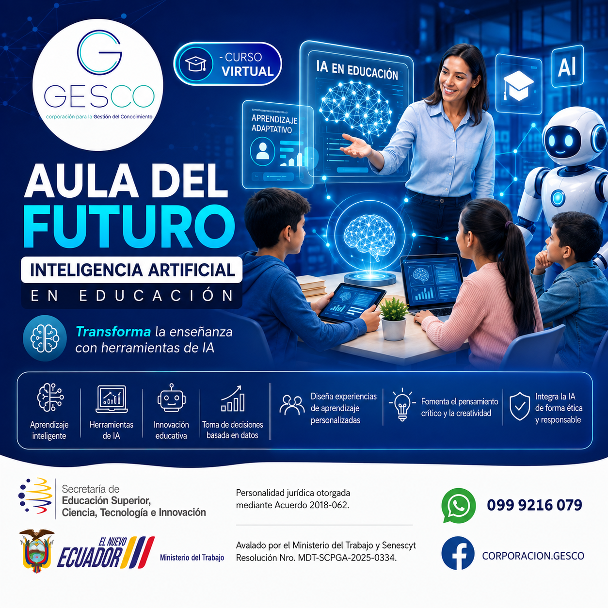 Aula del Futuro: Inteligencia Artificial en Educación